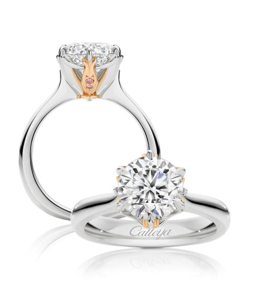 Allegretto White Diamond 30th Anniversary Ring