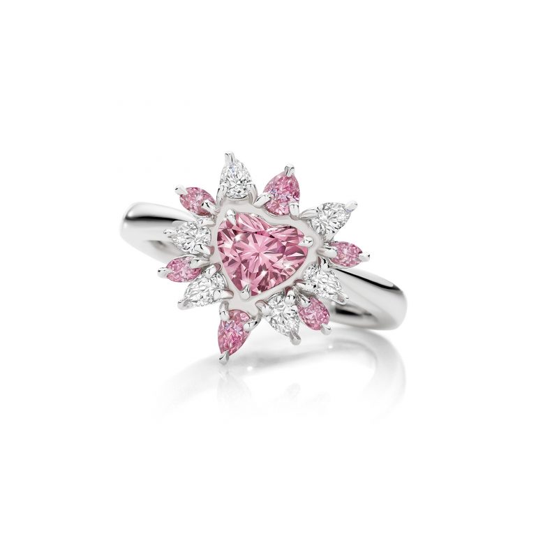 Argyle Pink Diamond Full Circle Wedding Ring Fine Jewellery and