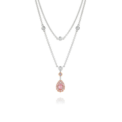 Argyle Pink and Blue Diamond Pendant