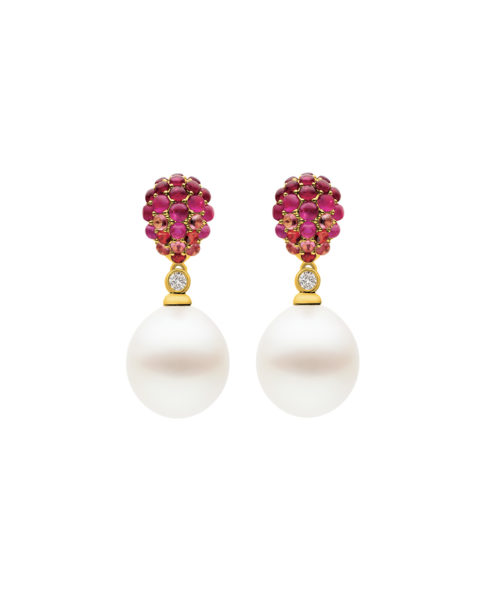 Kailis Pearl, Gemstone & Diamond Horizon Earrings