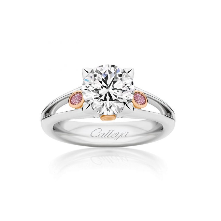 pink argyle diamond ring