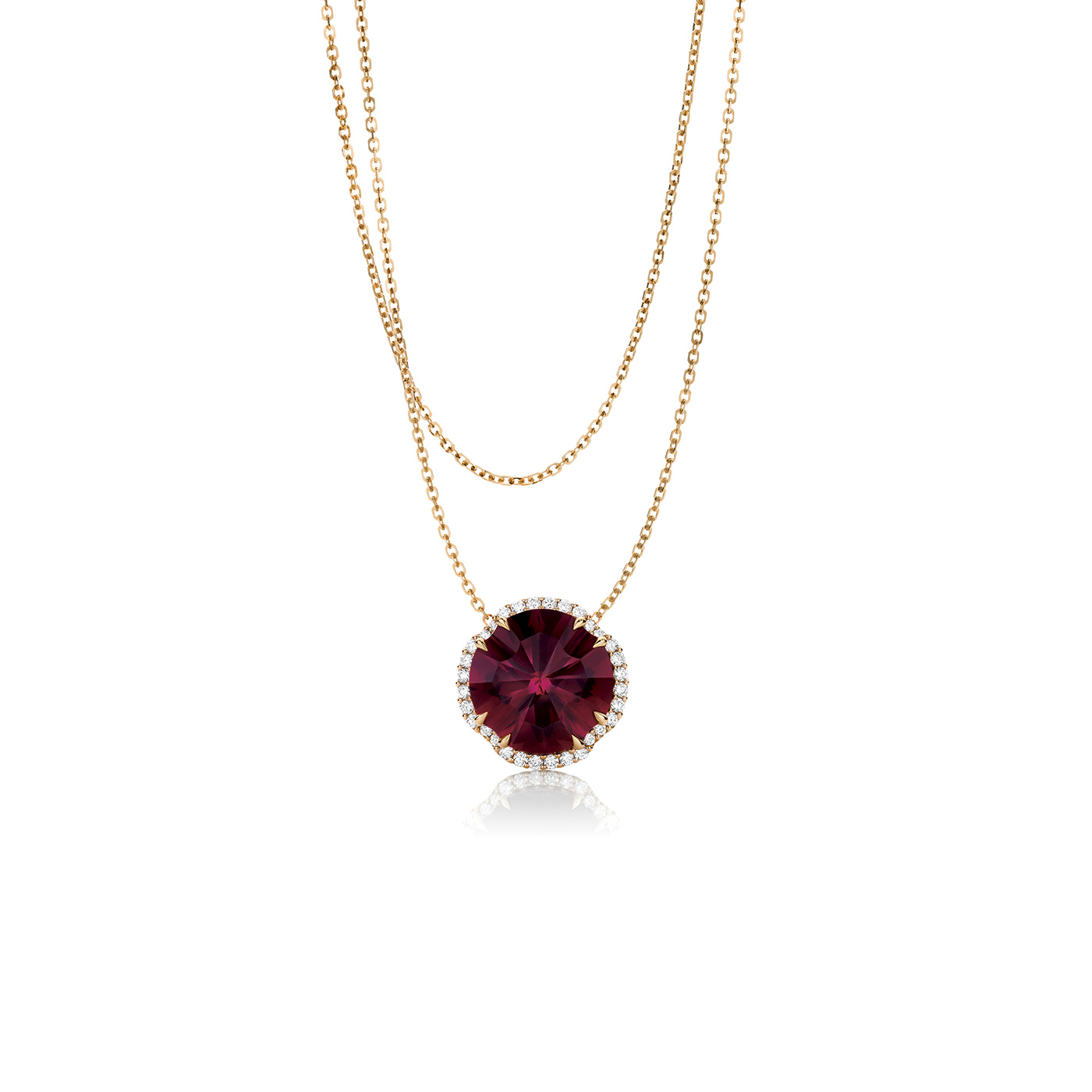 Rhodolite pendant clearance