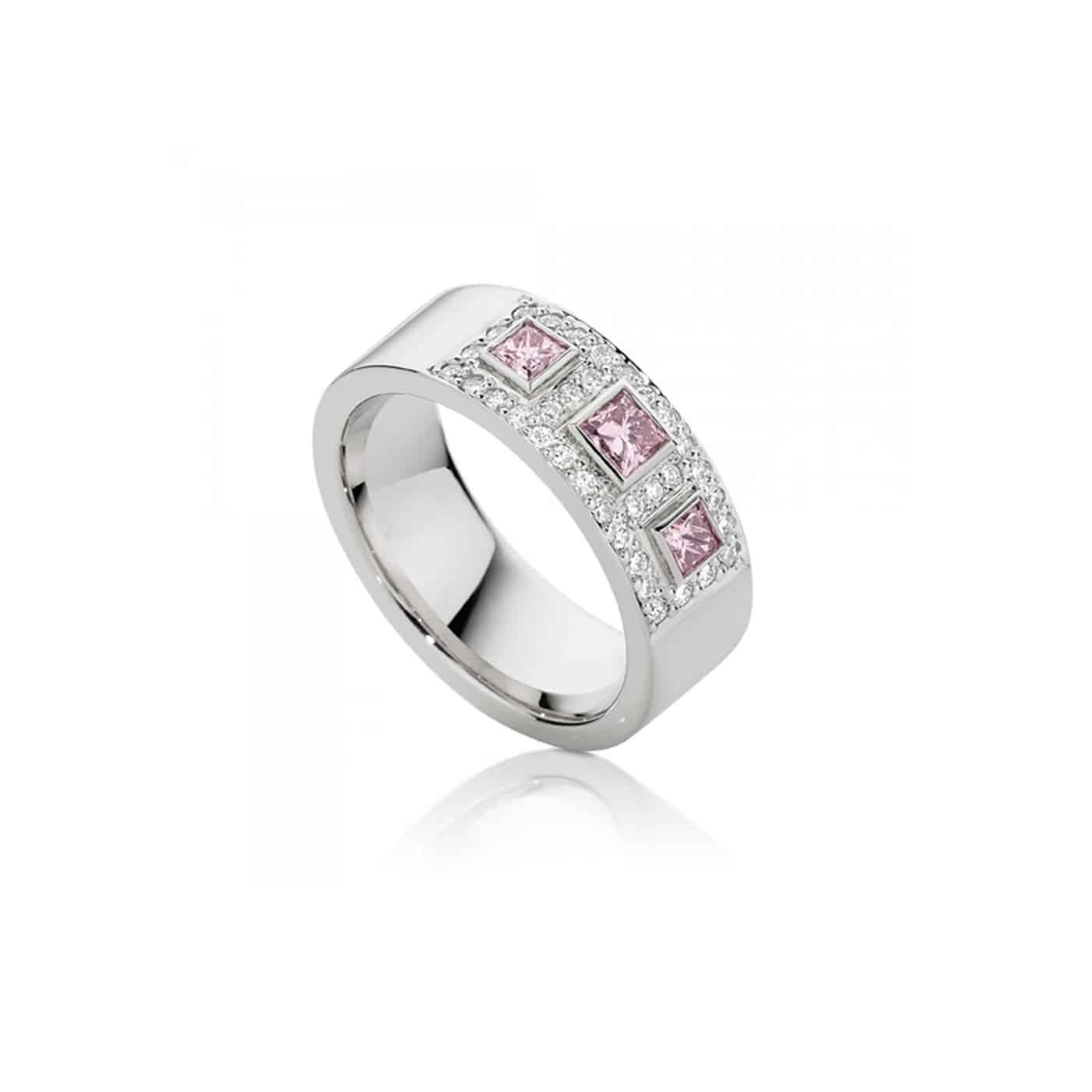 pink dress ring