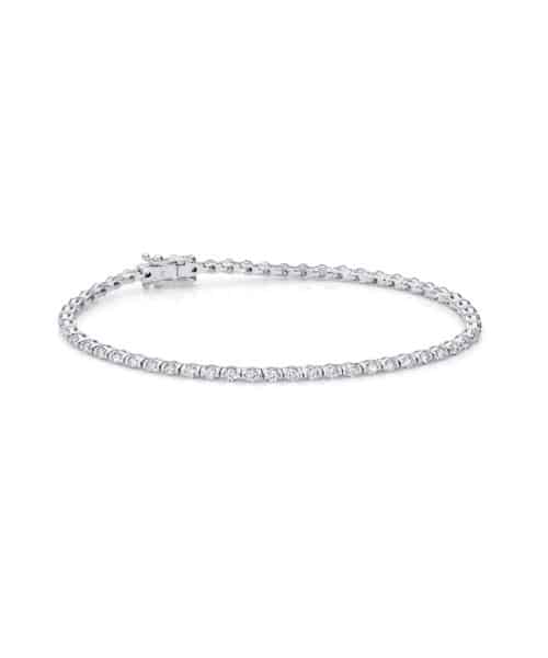 White Diamond Tennis Bracelet