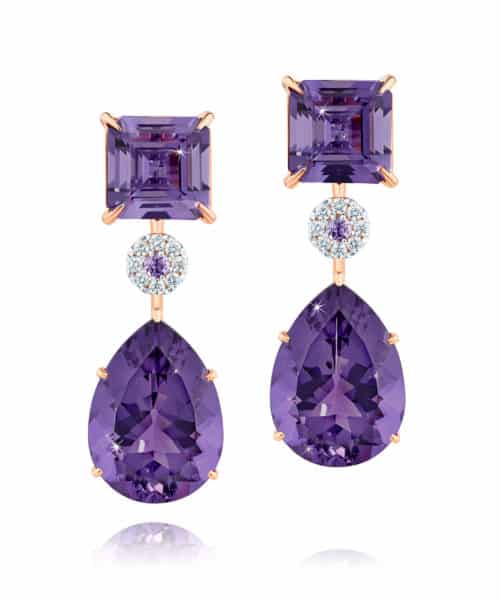 Amethyst Drop Earrings