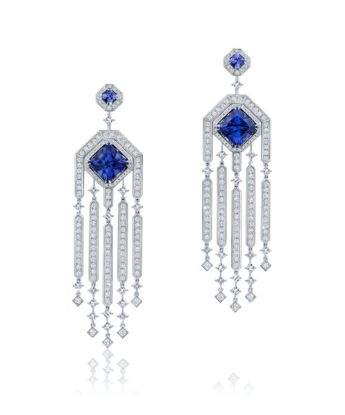 Tanzanite earrings