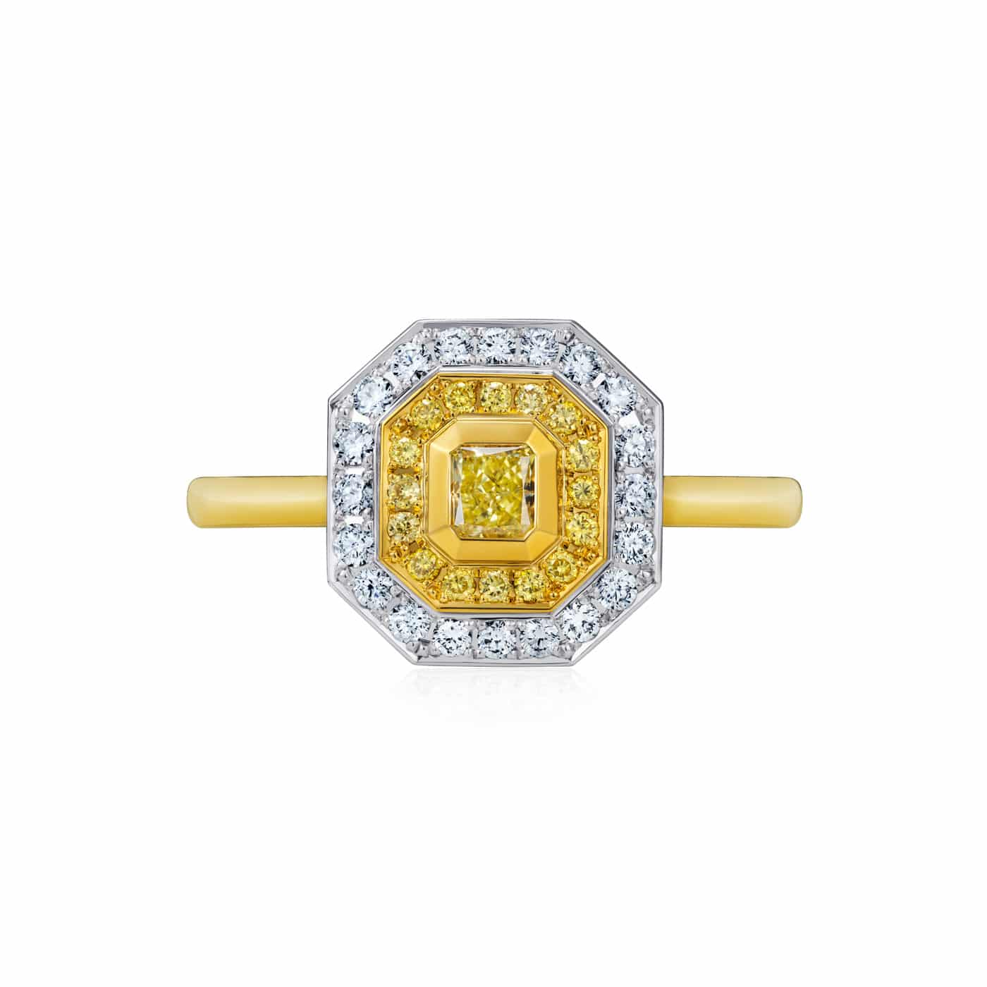 slim fit dress slacks Diamond Ring - 10ct Yellow Gold Diamond Set Pear Shape Dress Ring main image 0