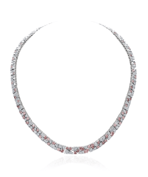 Carina Australian Argyle Pink Diamond™ and White Diamond Necklace