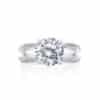 R4945 Calleija Platinum and 18ct Rose Gold 3.01ct Diamond Ring with White and Australian Argyle Pink Diamonds