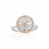 Sidra 18ct White and Rose Gold Australian Argyle Pink Diamond™ and White Diamond ring