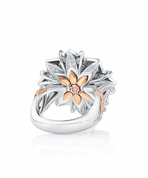 A1933 Savannah Platinum & 18ct Rose Gold 5.08ct Diamond Ring with Australian Argyle Pink Diamonds™ & White Diamonds