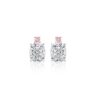 A2285 Evolette 18ct White & Rose Gold Glacier® Cut Diamond Earrings with Australian Argyle Pink Diamonds™