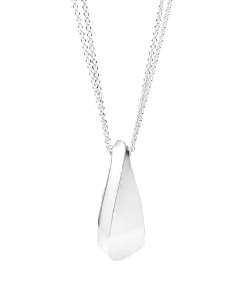 G5171 Fluid Sterling Silver Kailis Pendant and Chain