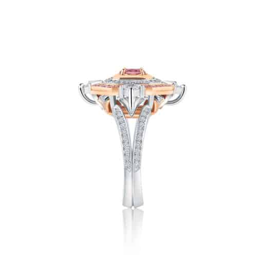 R5000 Yelena Platinum & 18ct Rose Gold 0.31ct Australian Argyle Pink Diamond™ Ring