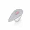 R5155 Argelisse Platinum & 18ct Rose Gold 0.32ct Australian Argyle Pink Diamond™ & White Diamond Dress Ring