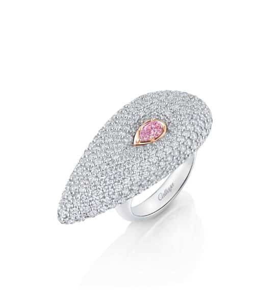 R5155 Argelisse Platinum & 18ct Rose Gold 0.32ct Australian Argyle Pink Diamond™ & White Diamond Dress Ring