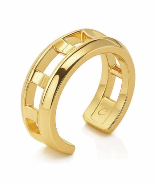 G9278 Zara Tindall by Calleija 18ct Yellow Gold Ear Cuff